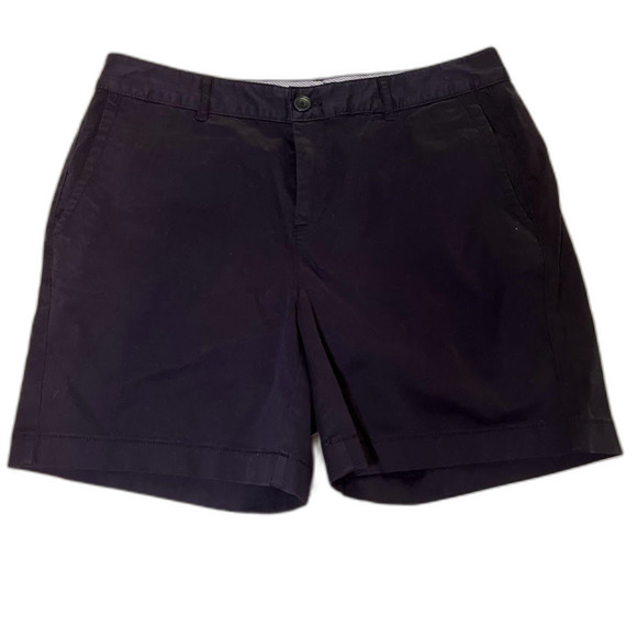 LL Bean Pants - LL Bean Gorpcore Minimalist Normcore Casual Navy Blue Favorite Fit Shorts SZ 8